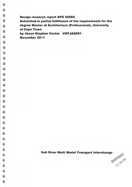 Salt River Multi Modal Transport Interchange :Q ~T:O~ G~ ~\\ ~ ~~ \'\