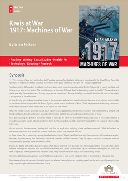 Kiwis at War 1917: Machines of War