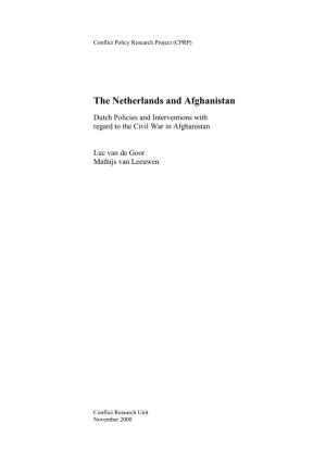 The Netherlands and Afghanistan