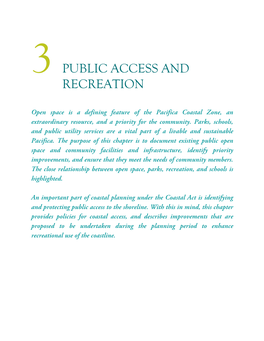 3 Public Access and Recreation