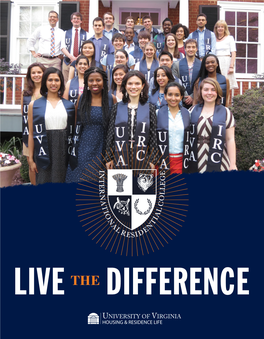 University of Virginia’S International Residential College – the IRC