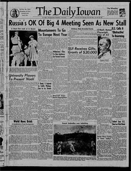 Daily Iowan (Iowa City, Iowa), 1953-11-28
