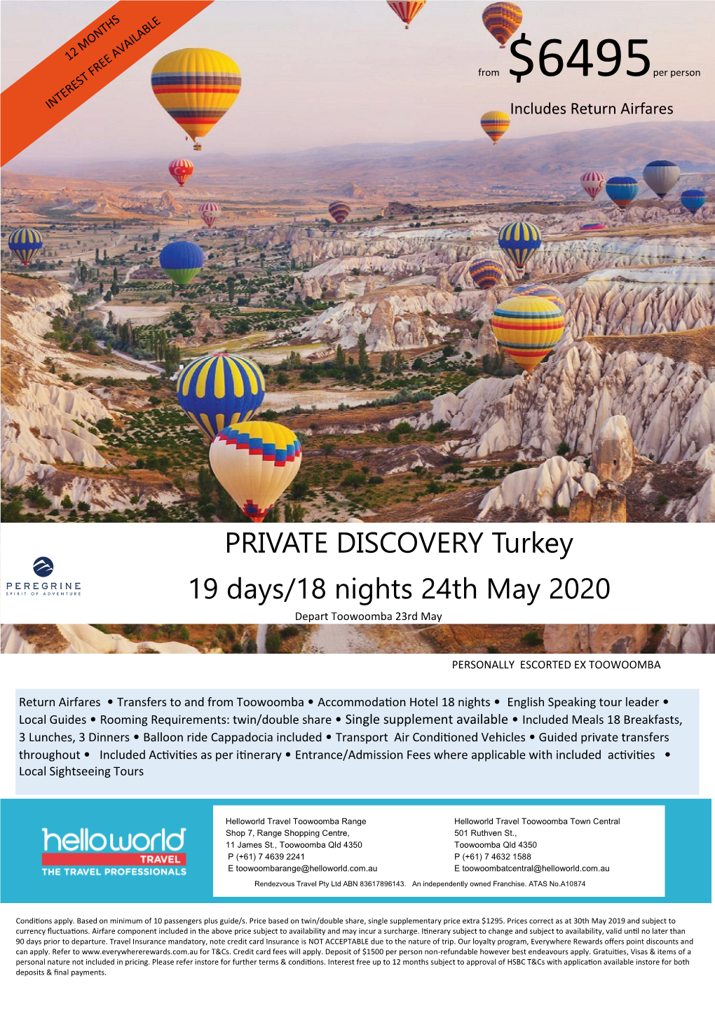 PRIVATE DISCOVERY Turkey 19 Days/18 Nights 24Th May 2020 ������������������������