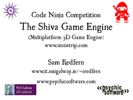 The Shiva Game Engine (Multiplatform 3D Game Engine)