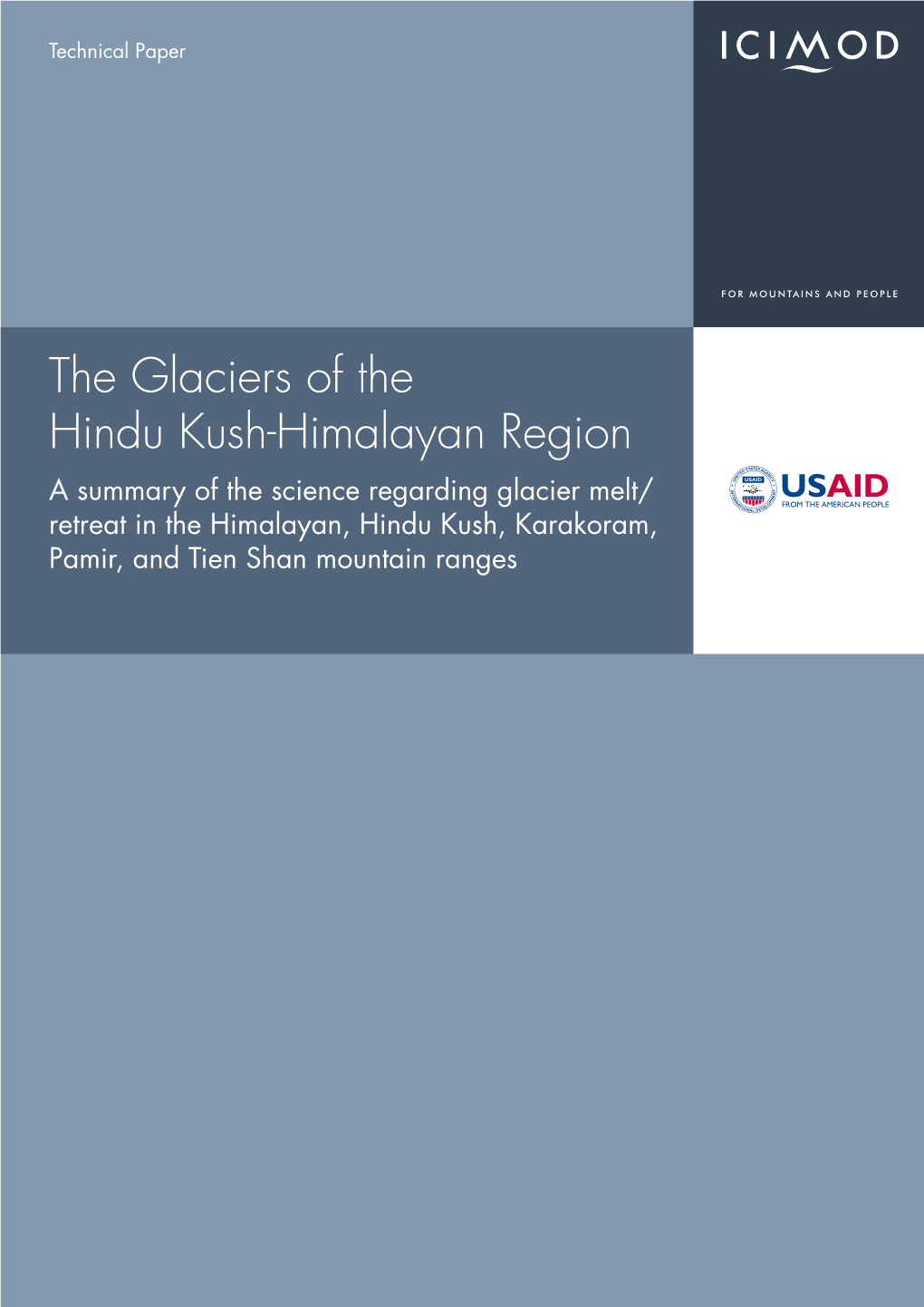 The Glaciers of the Hindu Kush-Himalayan Region Technical Paper