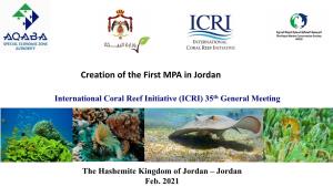 Creation of the First MPA in Jordan