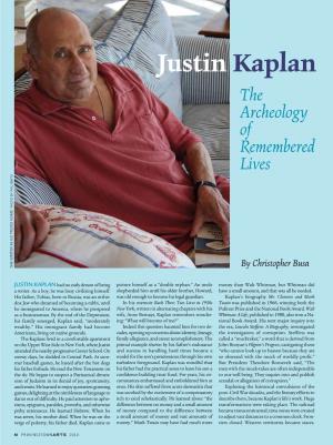 Justin Kaplanarcheology