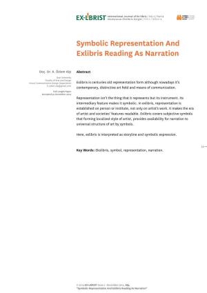 Symbolic Representation and Exlibris Reading As Narration