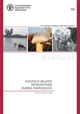 Livestock-Related Interventions During Emergencies