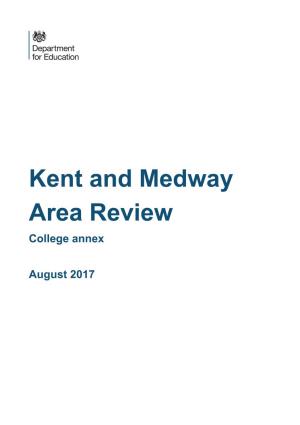 Kent and Medway Area Review:: College Annex