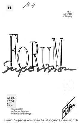 Forum Supervision - KA