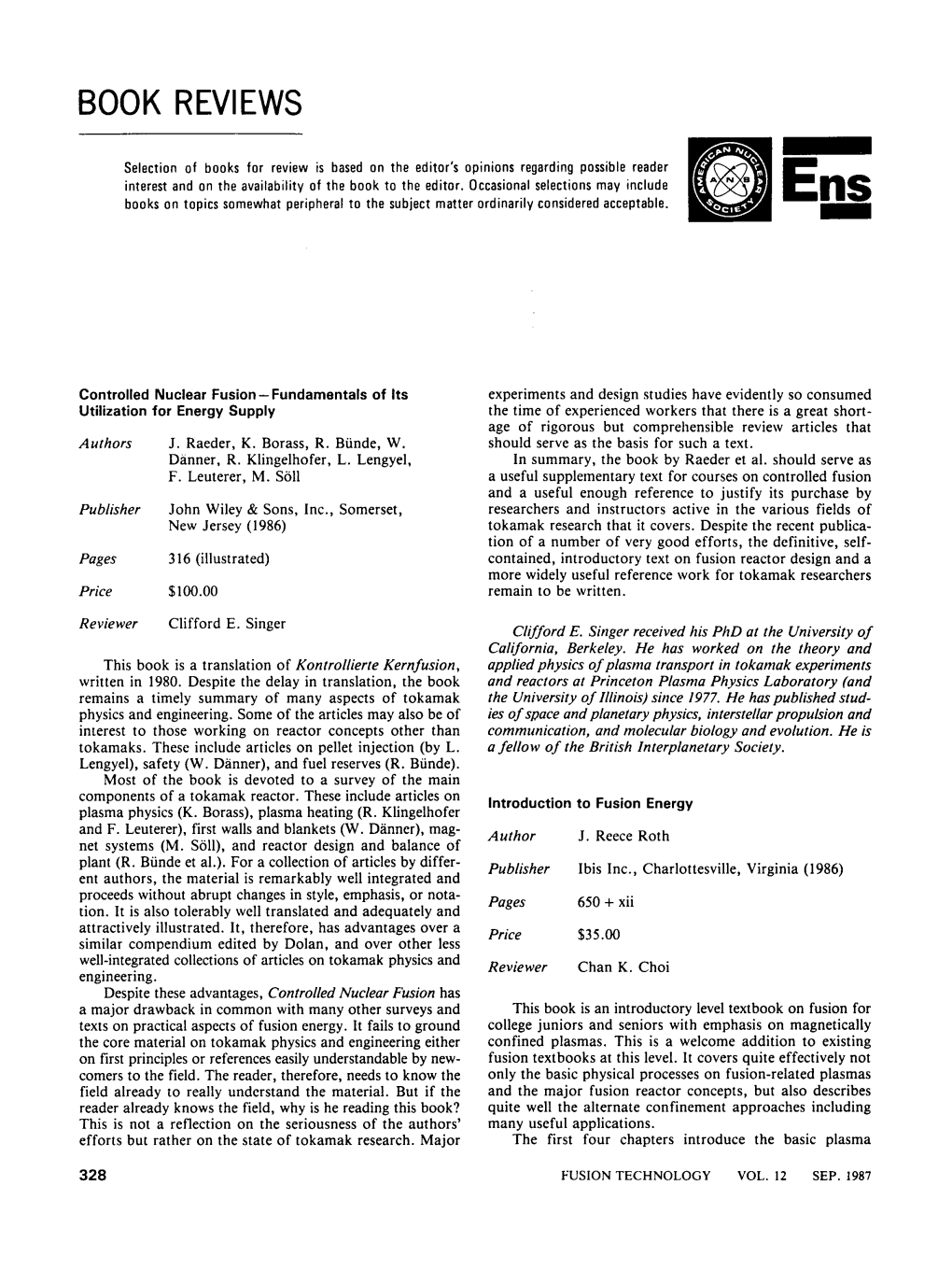 Introduction to Fusion Energy Plasma Physics (K