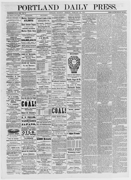 Portland Daily Press: February 25,1875