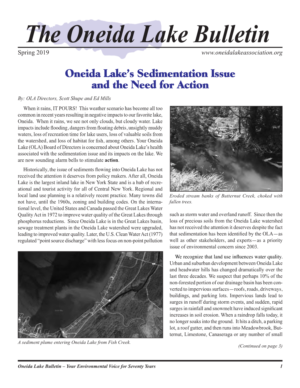 Oneida Lake Association Bulletin