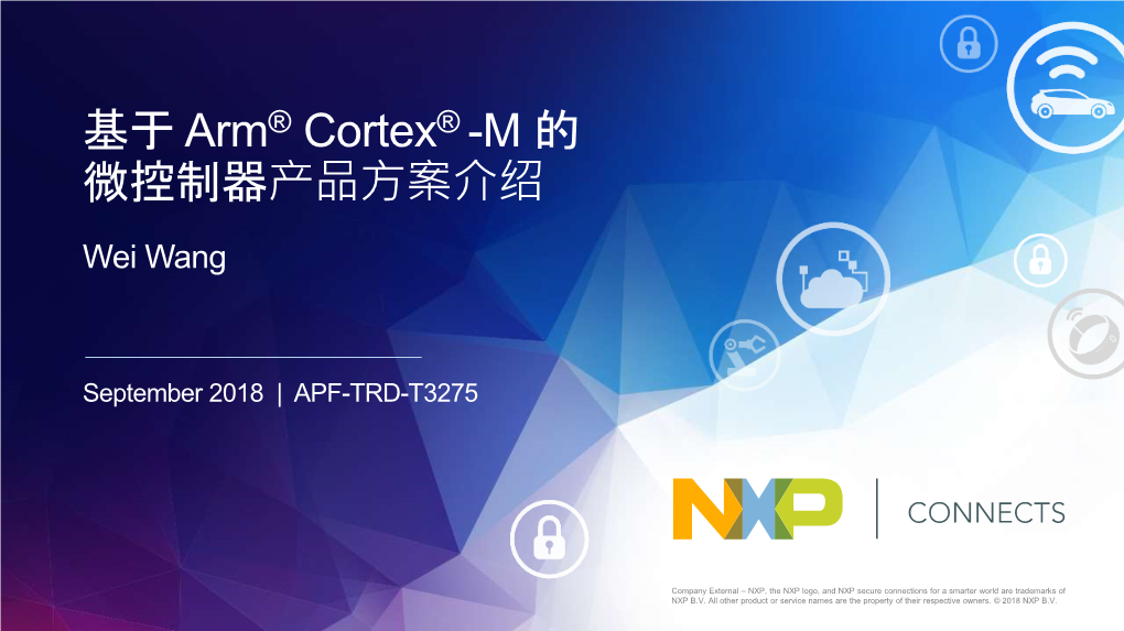 基于 Arm ® Cortex® -M 的 微控制器产品方案介绍