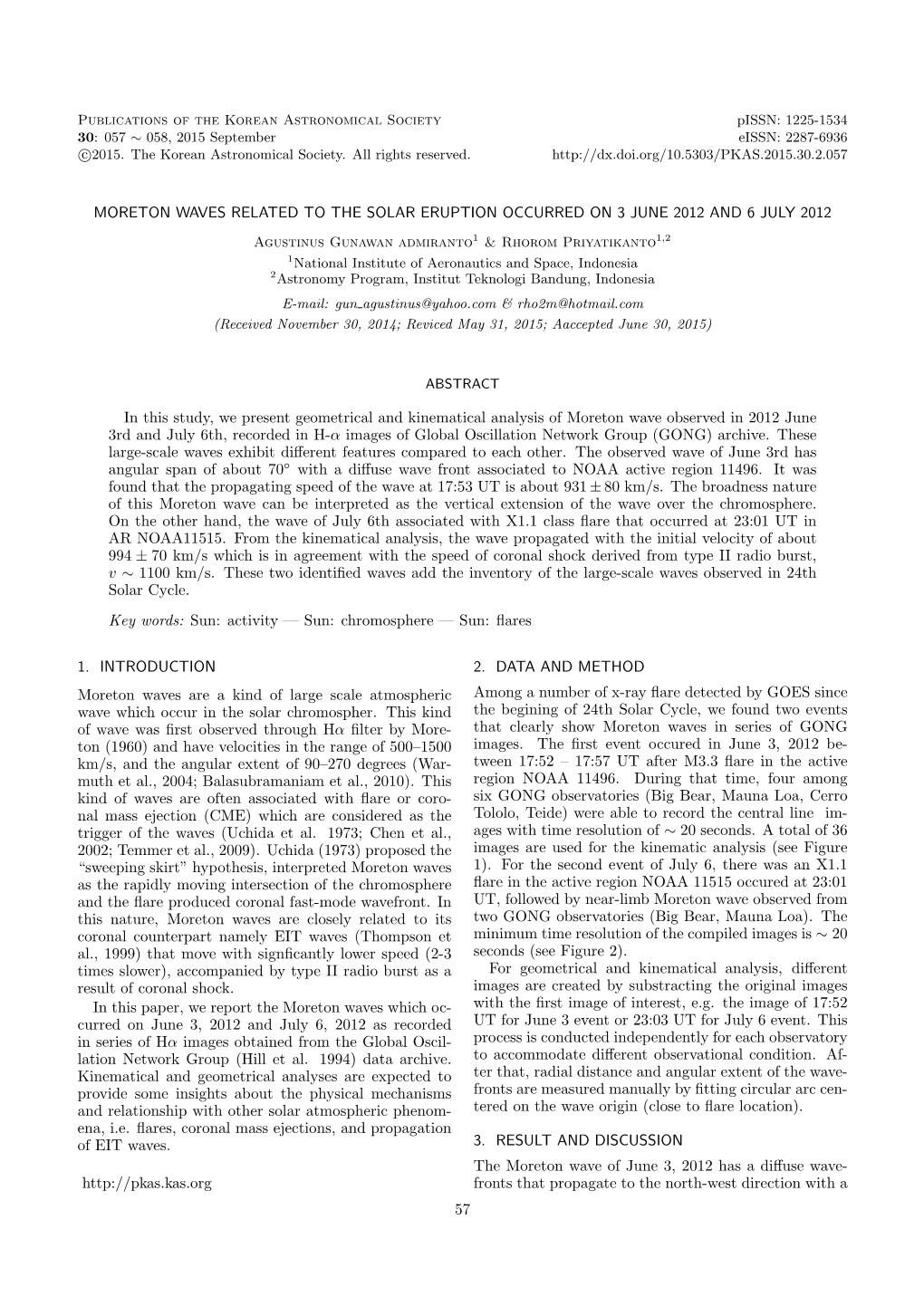 Moreton Waves Related to the Solar Eruption