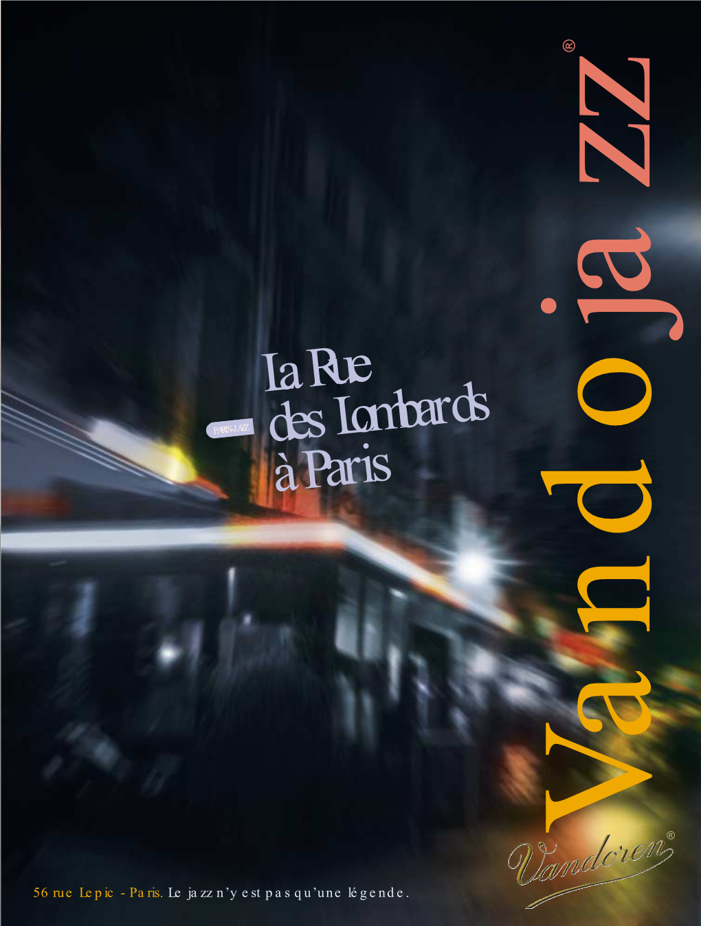 La Rue Des Lombards À Paris