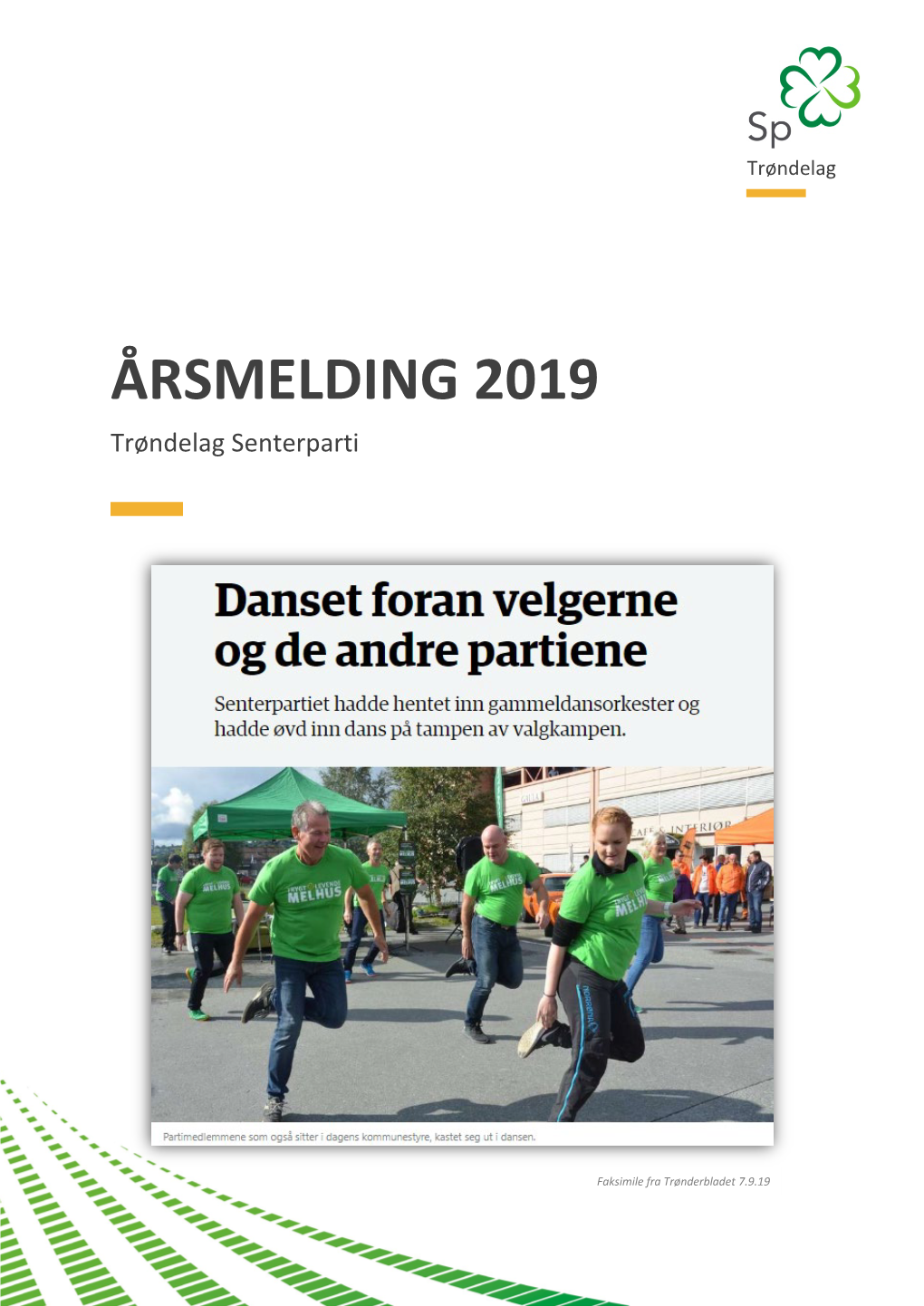 ÅRSMELDING 2019 Trøndelag Senterparti