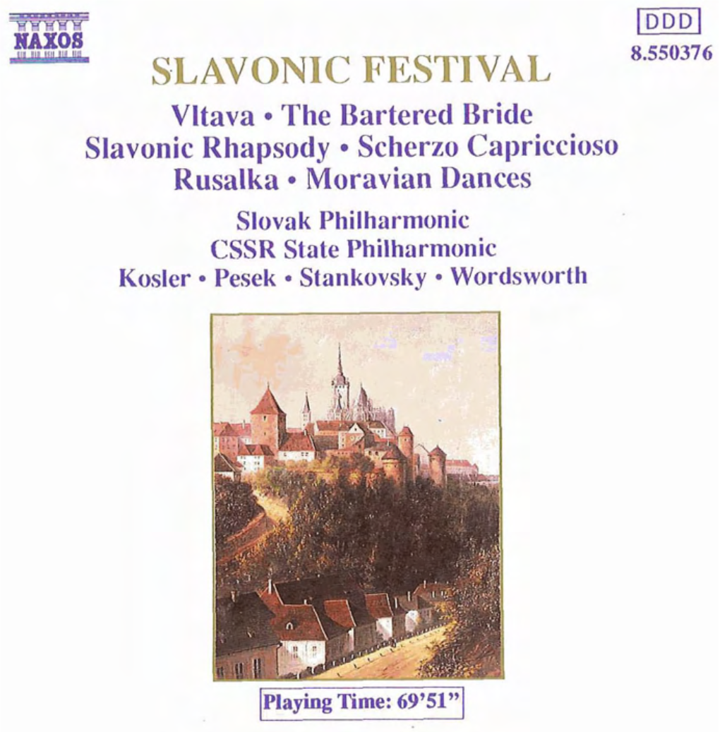 Vltava the Bartered Bride Slavonic Rhapsody Scherzo Capriccioso