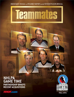 Nhlpa Game Time Partnership Briefs Recent Acquistions