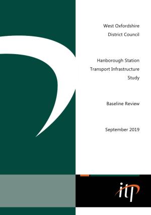 Hanborough Station Transport Infrastructure Study Baseline Review