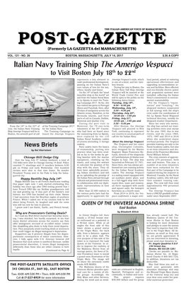 Italian Navy Training Ship the Amerigo Vespucci