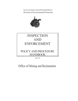 Complete Inspection and Enforcement Handbook