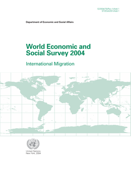 World Economic and Social Survey 2004