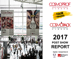 2017 Post Show Report Hong Kong Convention Asiaworld-Expo & Exhibition Centre Cosmopack Asia