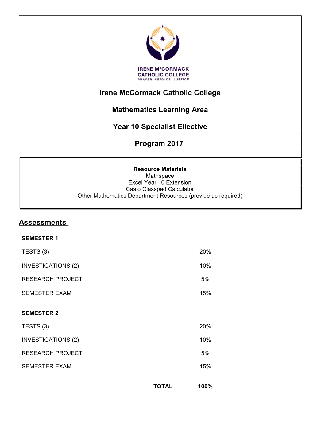 Irene Mccormack Catholic College s3