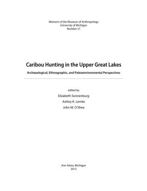 Caribou Hunting in the Upper Great Lakes