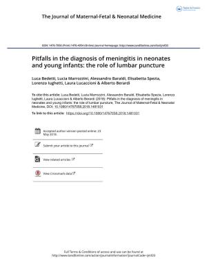 Pitfalls in the Diagnosis of Meningitis in Neonates and Young Infants: the Role of Lumbar Puncture
