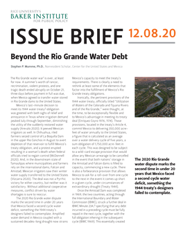 Beyond the Rio Grande Water Debt