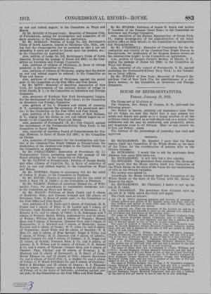 1912. CONGRESSIONAL RECORD-HOUSE. 883 on Raw and Refined Sugars; to the Committee On