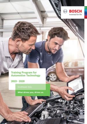 Training Program for Automotive Technology 2019