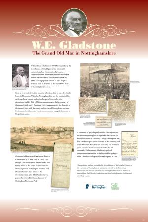 W.E. Gladstone Exhibition Boards