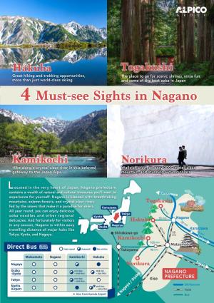 4 Must-See Sights in Nagano