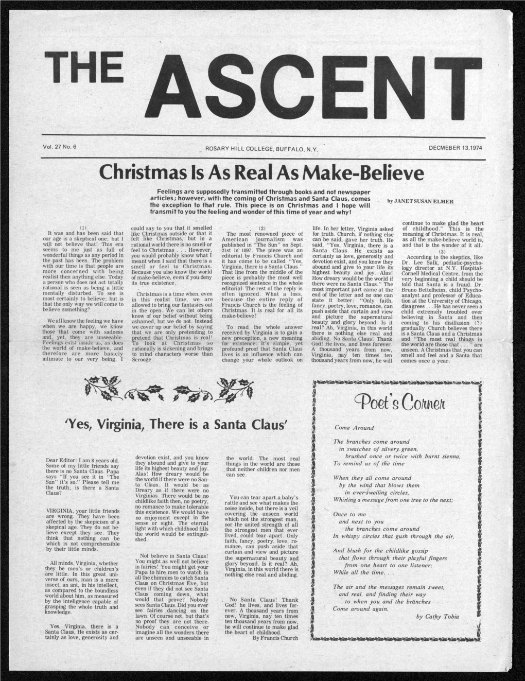 Christmas Is As Real As Make-Believe Poet's Co/Tne/T