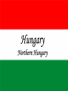 Northern Hungary Border Countries and Larger Towns in Hungary Key Statistics of Hungary
