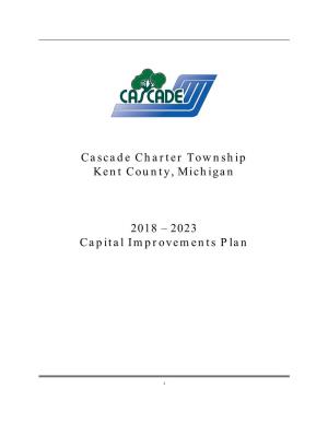 Cascade Charter Township Kent County, Michigan 2018 – 2023 Capital Improvements Plan