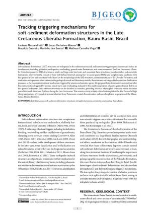 Tracking Triggering Mechanisms for Soft-Sediment Deformation Structures in the Late Cretaceous Uberaba Formation, Bauru Basin, Brazil
