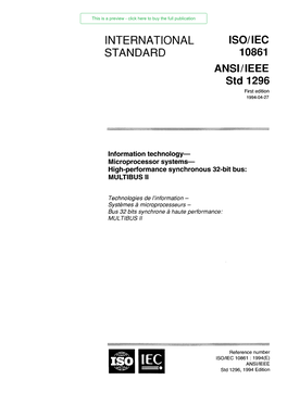 10861 ANSI/IEEE Std 1296 First Edition 1994-04-27