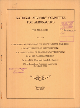 ! National Advisory Committee for Aeronautics