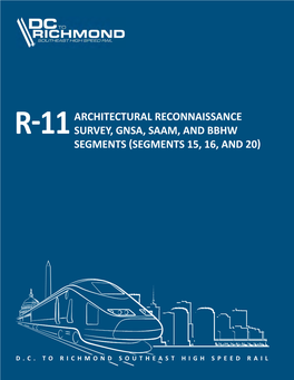 Architectural Reconnaissance Survey, GNSA, SAAM, and BBHW