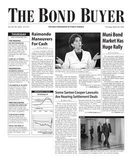 Muni Bond Market Has Huge Rally