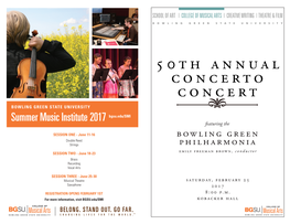 50Th Annual Concerto Concert