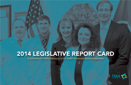 2014 Legislative Report Card