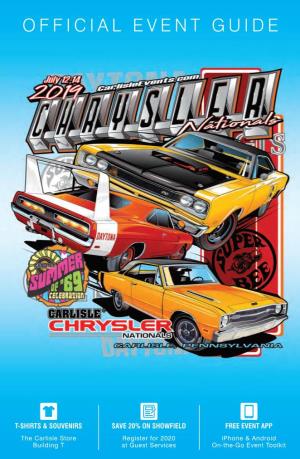Carlisle Chrysler Nationals Events Guide