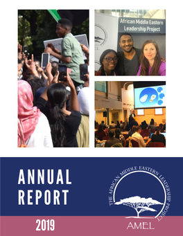 Annual Report 2019 Reflecting on 2019