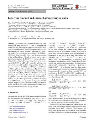 Low-Lying Charmed and Charmed-Strange Baryon States